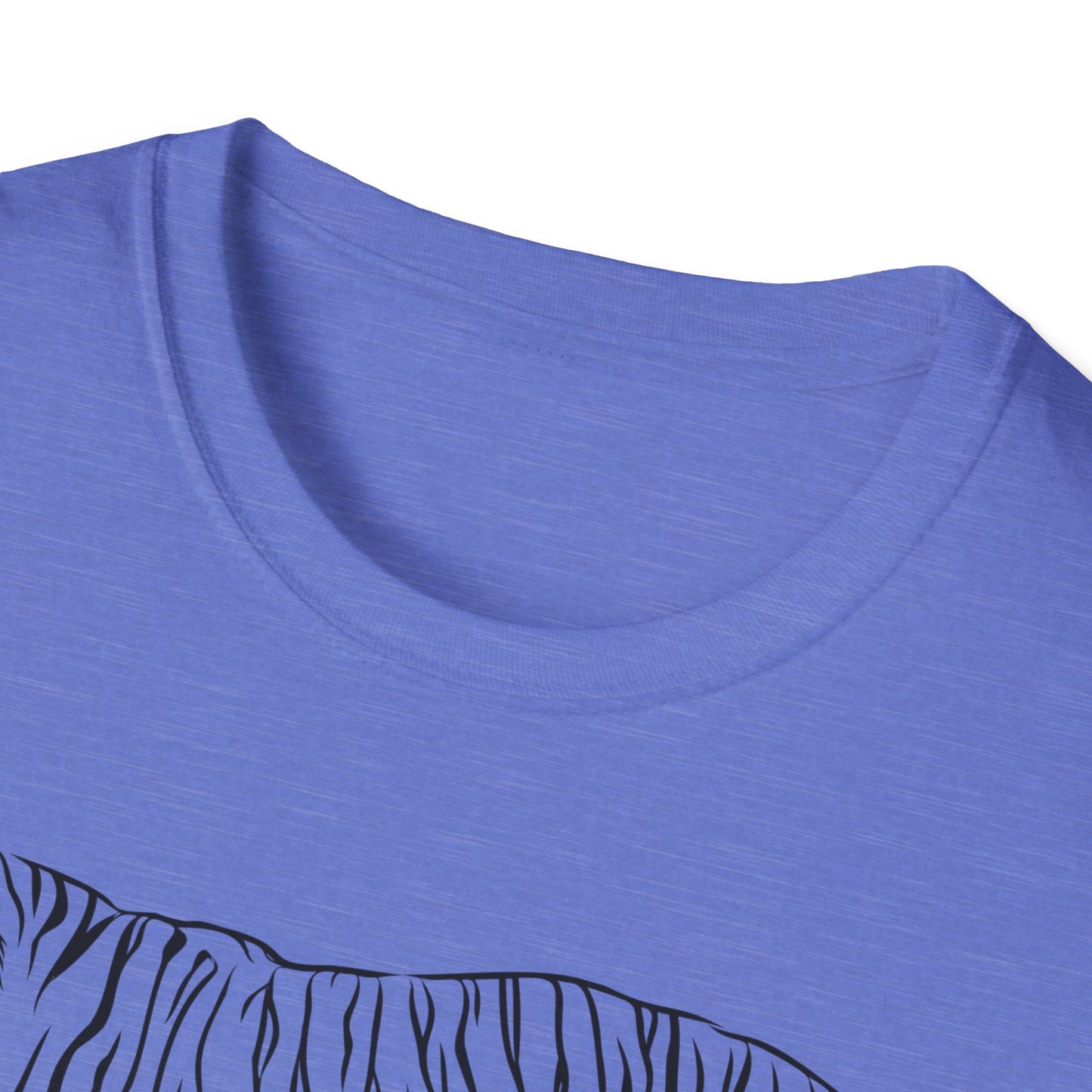 Elegant White Tiger Graphic Tee - Unisex Softstyle T-Shirt, Animal Lover Gift, Nature Inspired Apparel, Stylish Casual Wear, Birthday Gift