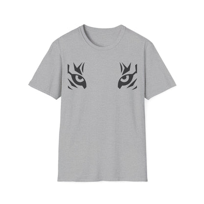 Tiger Eyes Unisex T-Shirt, Graphic Tee, Animal Lover Gift, Nature Inspired Shirt, Wildlife Graphic Top