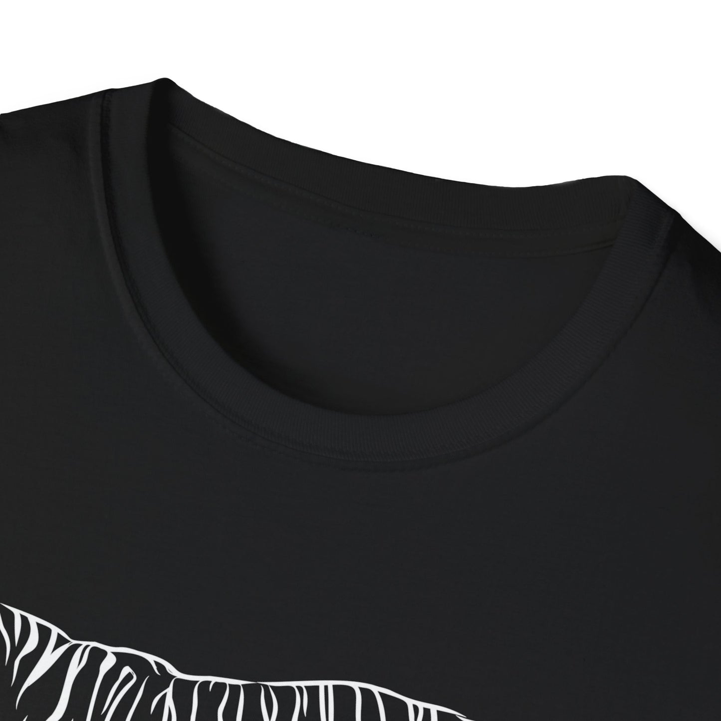 Elegant White Tiger Graphic Tee - Unisex Softstyle T-Shirt, Animal Lover Gift, Nature Inspired Apparel, Stylish Casual Wear, Birthday Gift