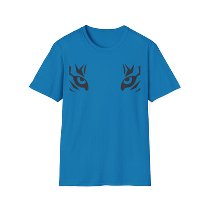 Tiger Eyes Unisex T-Shirt, Graphic Tee, Animal Lover Gift, Nature Inspired Shirt, Wildlife Graphic Top