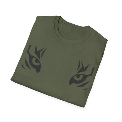 Tiger Eyes Unisex T-Shirt, Graphic Tee, Animal Lover Gift, Nature Inspired Shirt, Wildlife Graphic Top