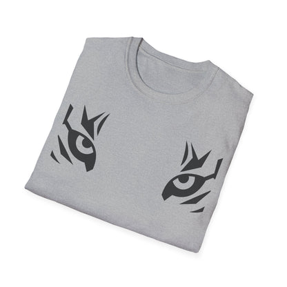 Tiger Eyes Unisex T-Shirt, Graphic Tee, Animal Lover Gift, Nature Inspired Shirt, Wildlife Graphic Top