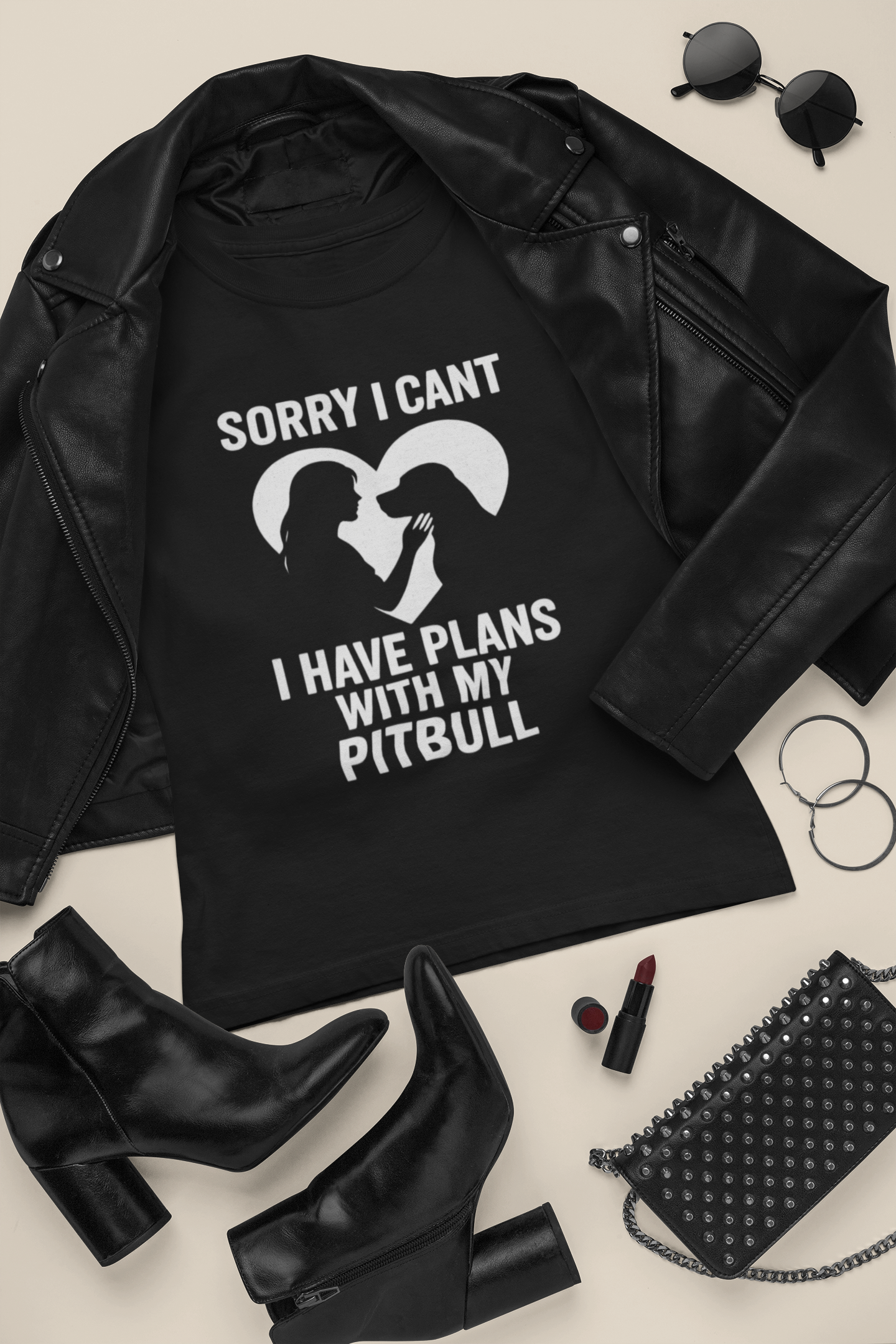 Sorry I Can’t I Have Plans With My Pitbull T-Shirt for Dog Lovers