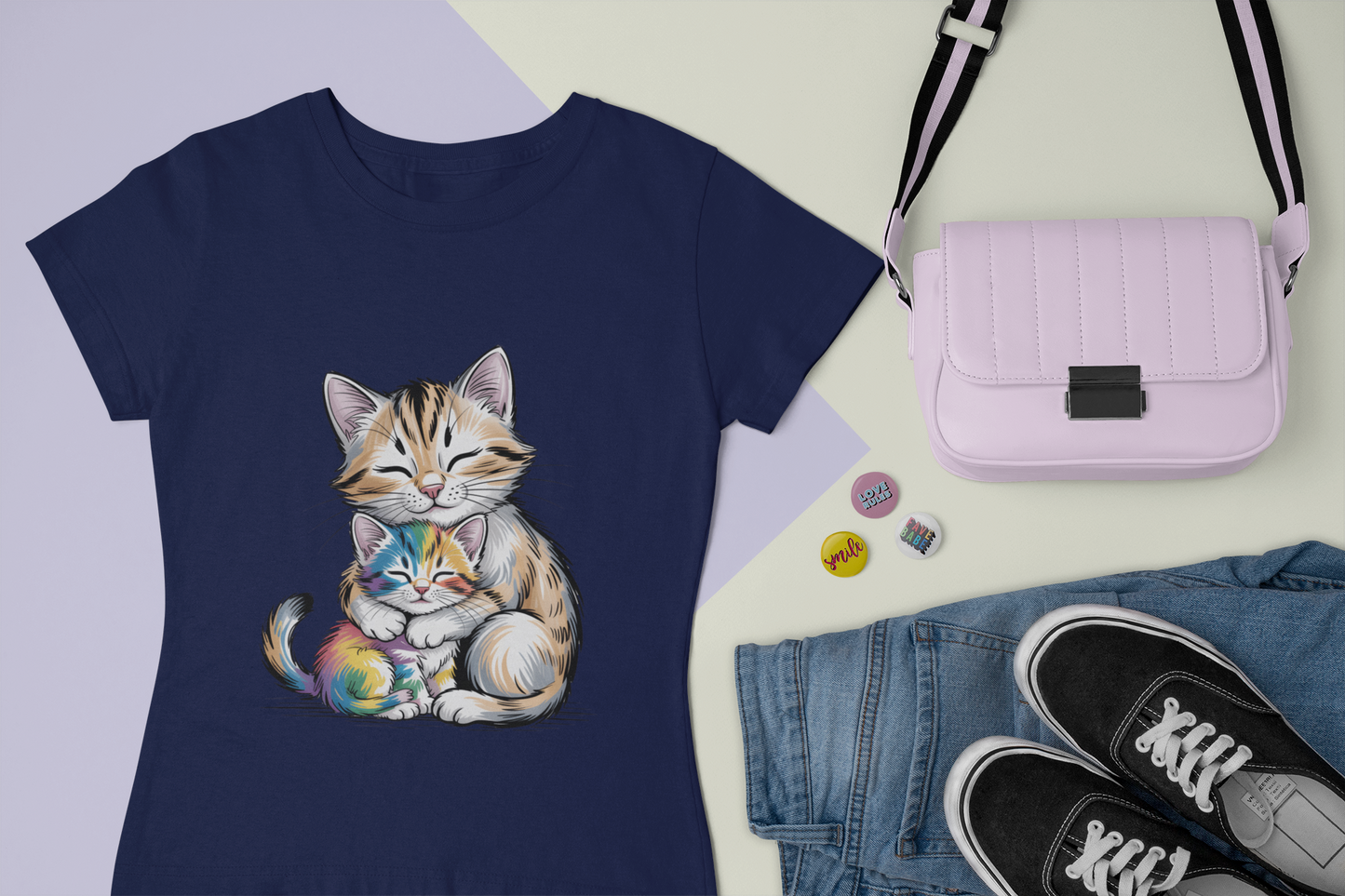 Rainbow Cats T-Shirt