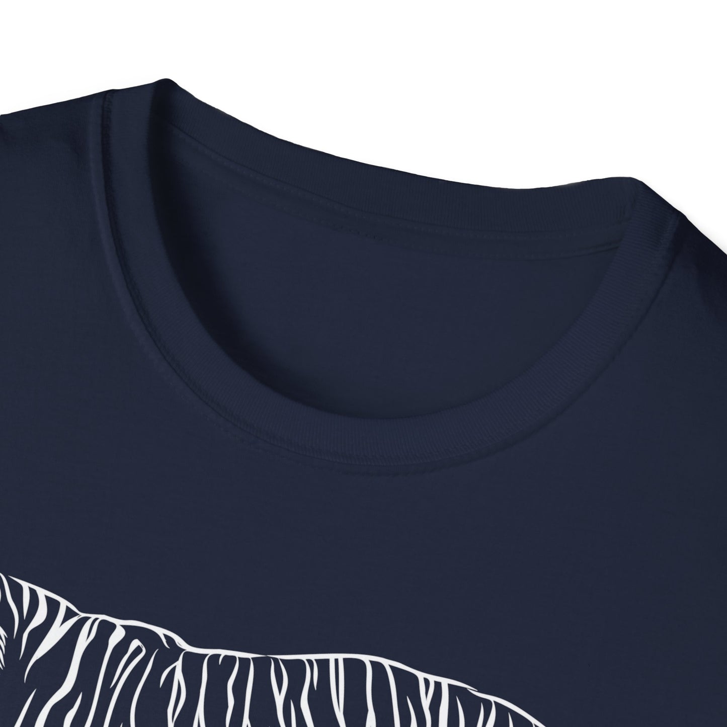 Elegant White Tiger Graphic Tee - Unisex Softstyle T-Shirt, Animal Lover Gift, Nature Inspired Apparel, Stylish Casual Wear, Birthday Gift