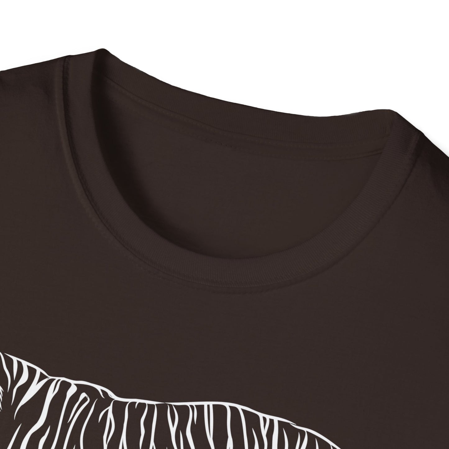 Elegant White Tiger Graphic Tee - Unisex Softstyle T-Shirt, Animal Lover Gift, Nature Inspired Apparel, Stylish Casual Wear, Birthday Gift