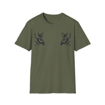 Tiger Eyes Unisex T-Shirt, Graphic Tee, Animal Lover Gift, Nature Inspired Shirt, Wildlife Graphic Top